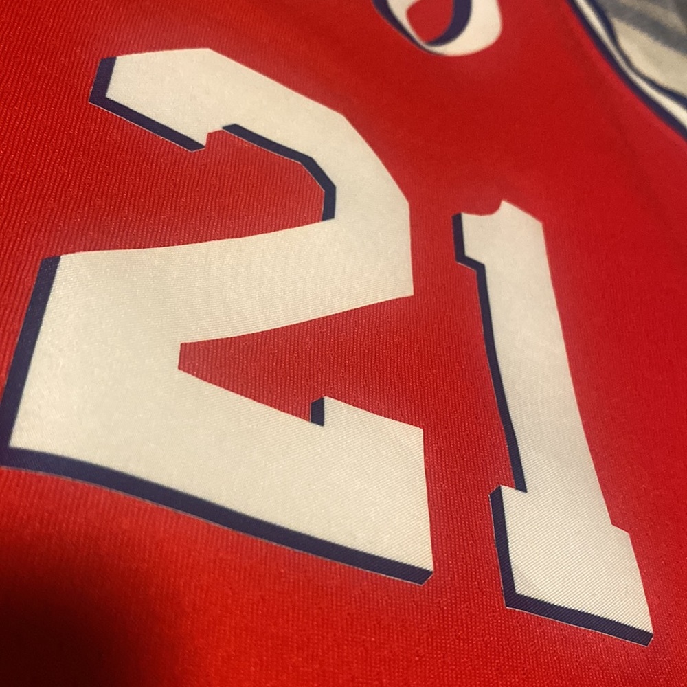 Philadelphia Sixers/76ers #21 Joel Embiid jersey size XL - Picture 3 of 13